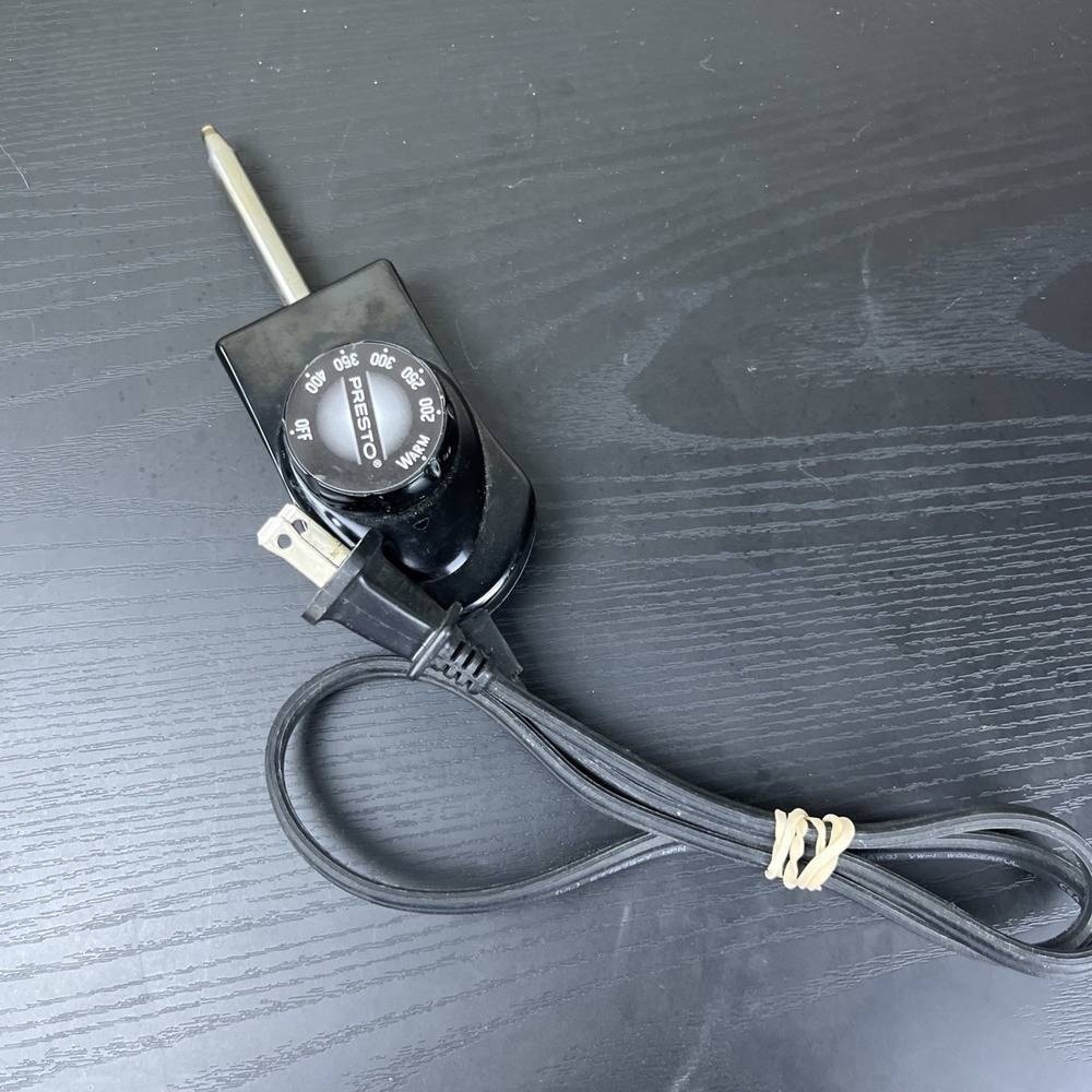 Presto 0690005 Power Cord Temp Control Probe S9 Electric Skillet Griddle